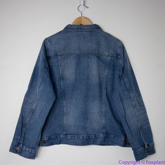 NEW Madewell The Jean Jacket in Pinter Wash, 2X - Picture 6 of 16